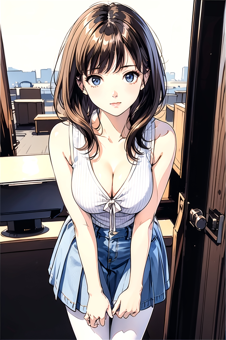 AI生成美女~As D-謝罪は常識であるとき胸露出した！(道歉時露胸是常識！)