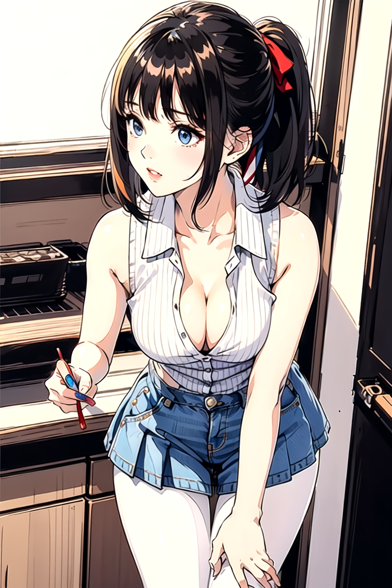 AI生成美女~As D-謝罪は常識であるとき胸露出した！(道歉時露胸是常識！)