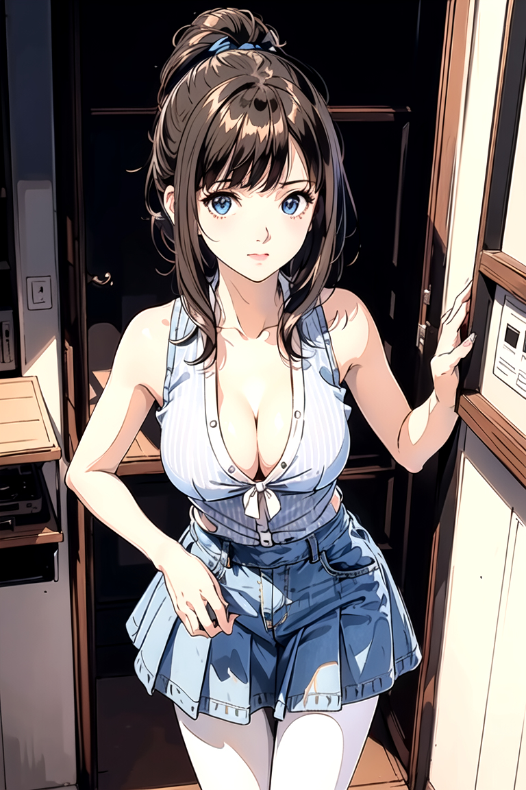 AI生成美女~As D-謝罪は常識であるとき胸露出した！(道歉時露胸是常識！)