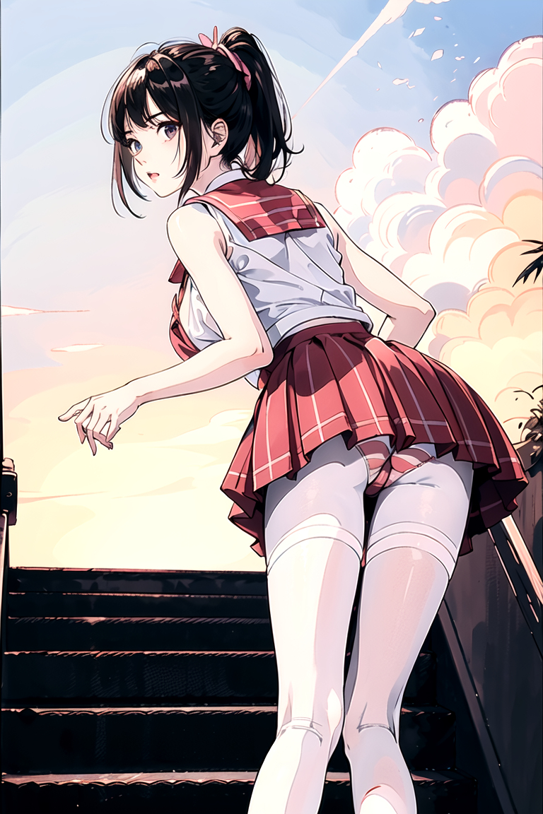 AI生成美女~As D-from_behind