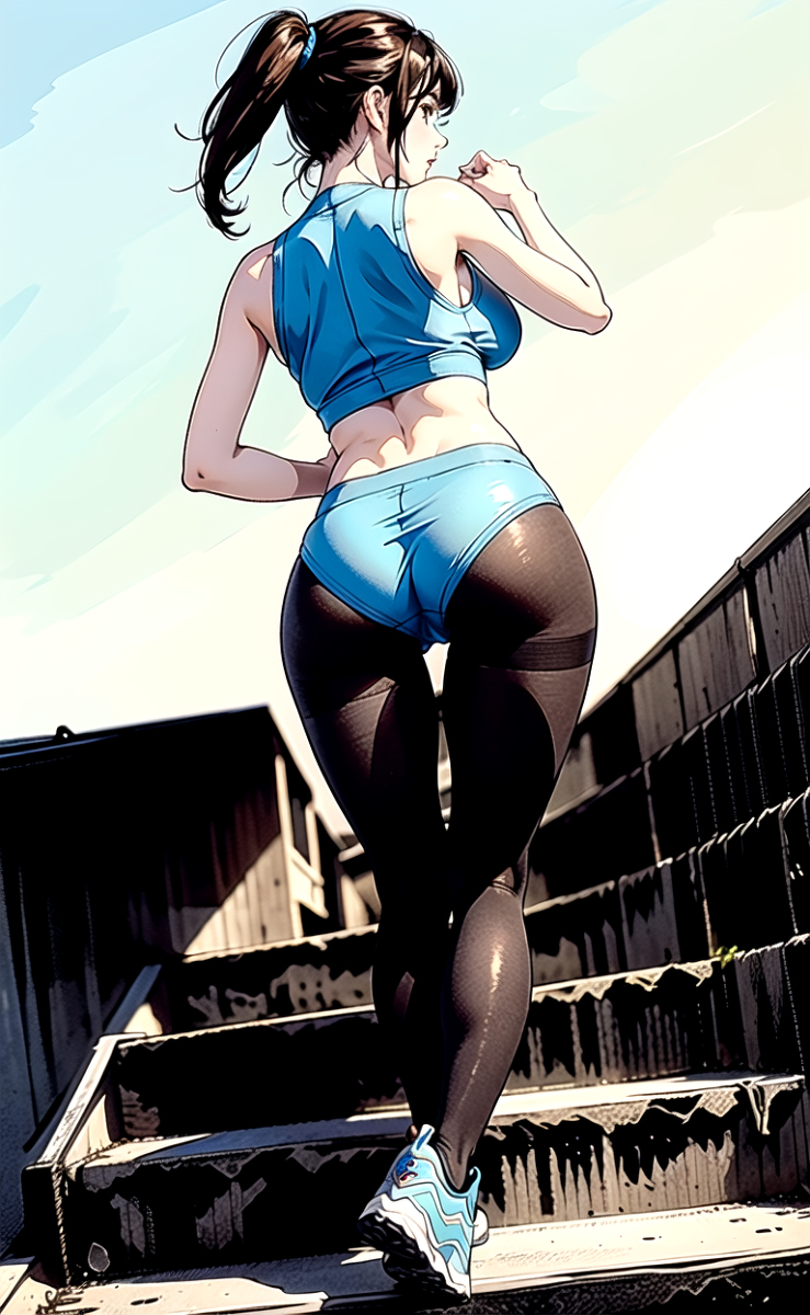AI生成美女~As D-from_behind