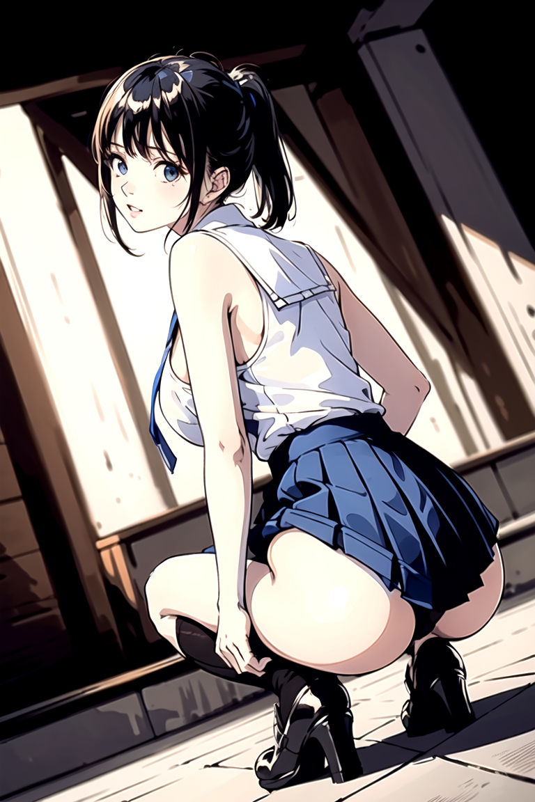 AI生成美女~As D-from_behind