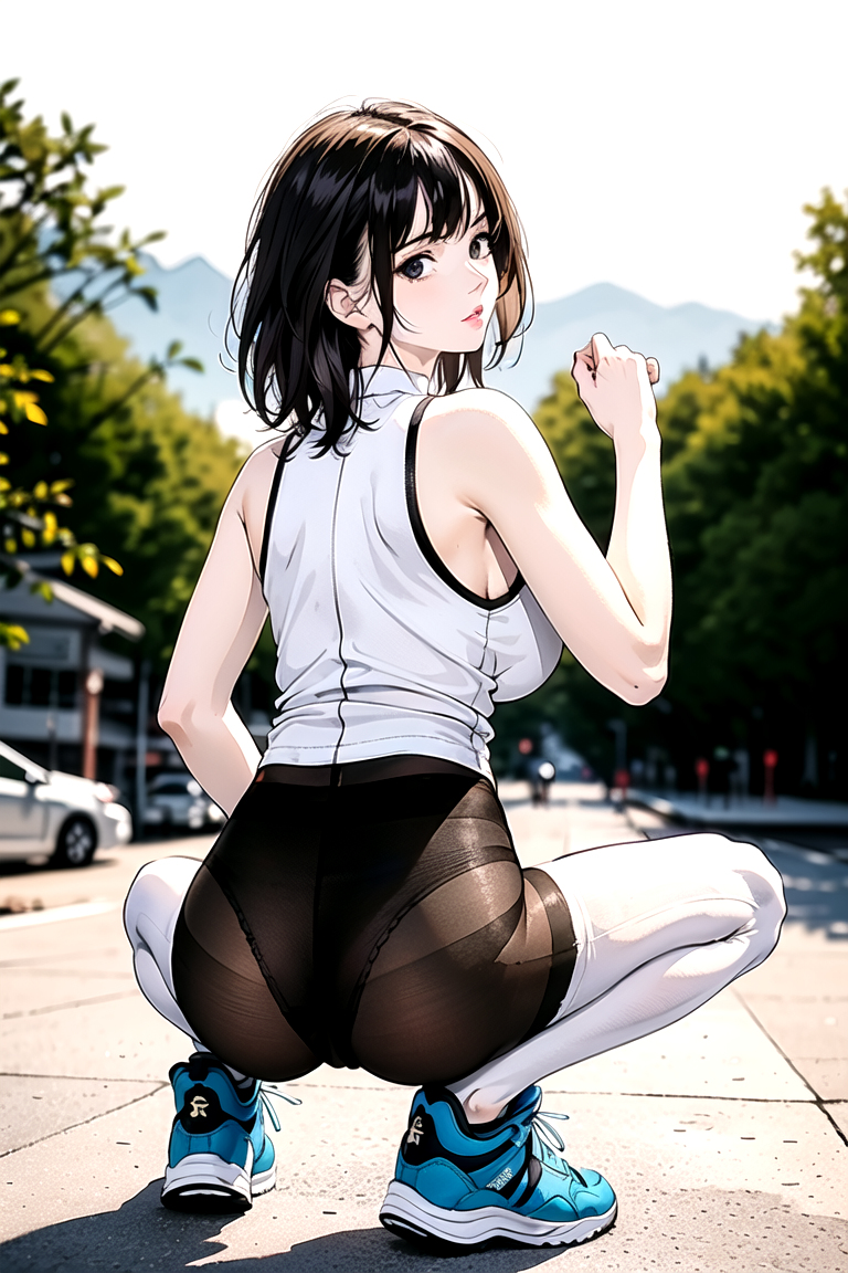 AI生成美女~As D-from_behind