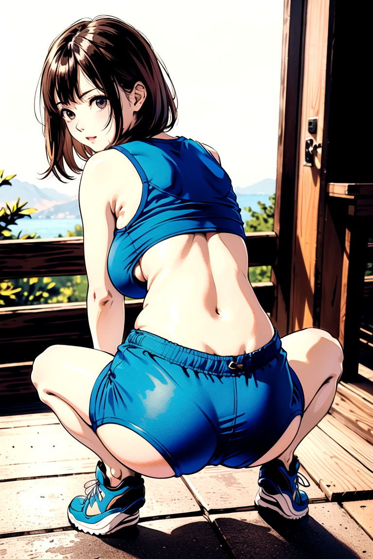 AI生成美女~As D-from_behind