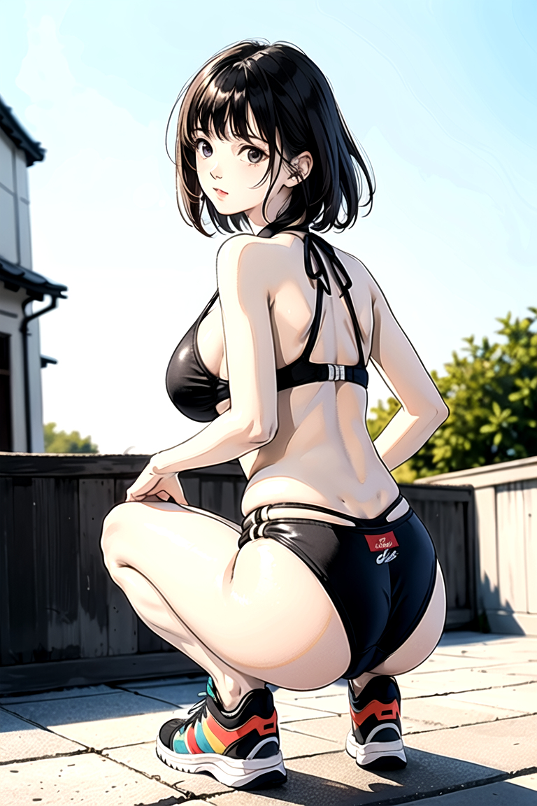 AI生成美女~As D-from_behind