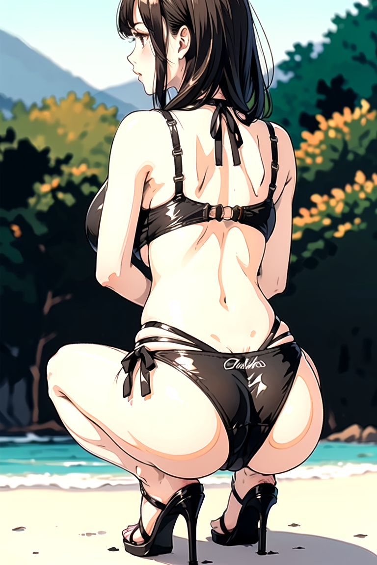 AI生成美女~As D-from_behind
