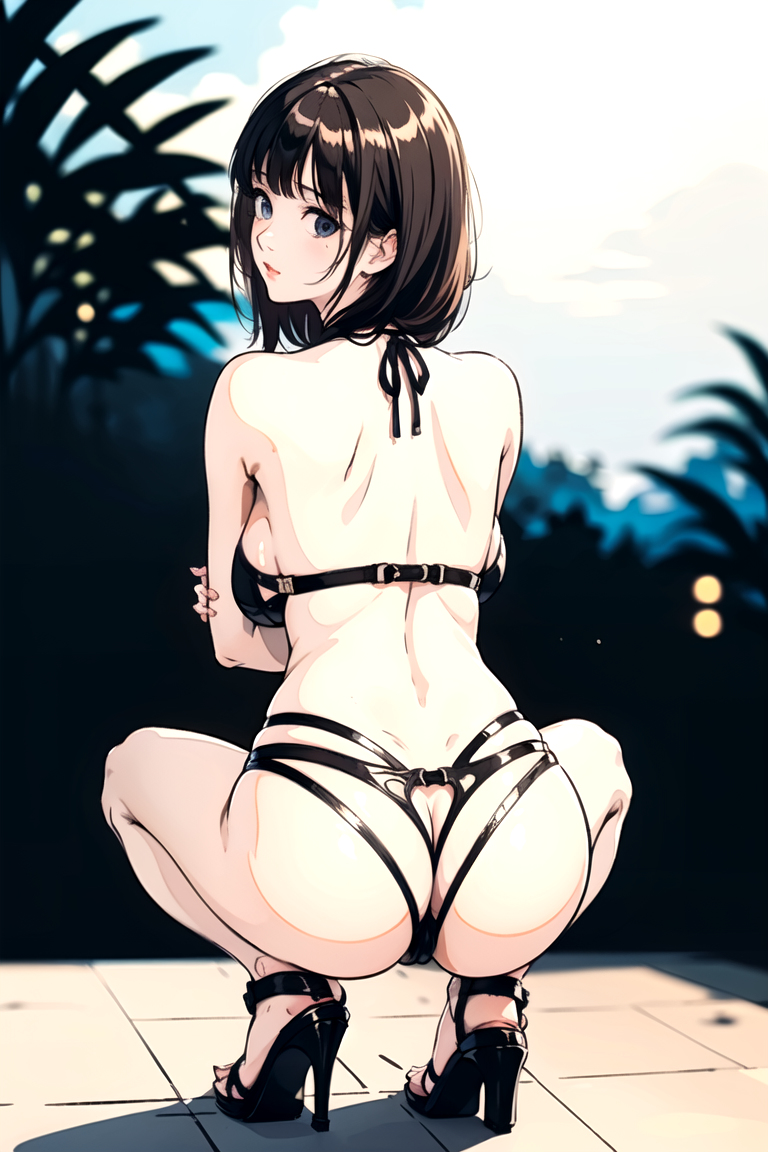 AI生成美女~As D-from_behind