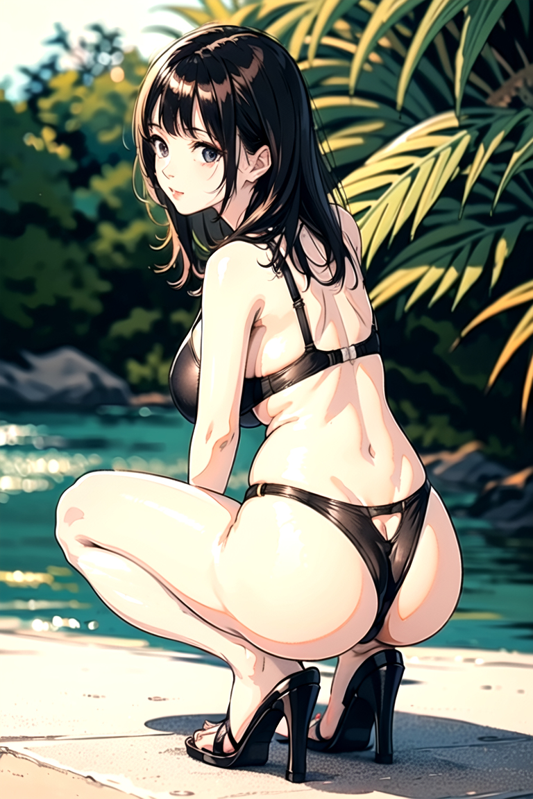AI生成美女~As D-from_behind
