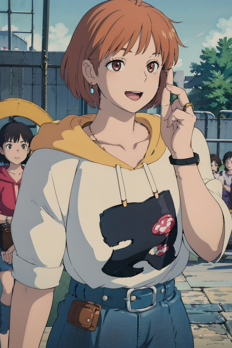 AI生成美女~LUKE LEE-Girl drawn in Ghibli style