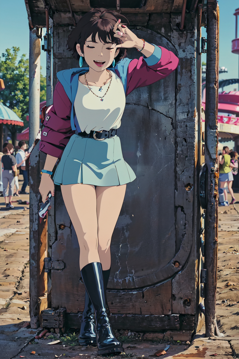 AI生成美女~LUKE LEE-Girl drawn in Ghibli style