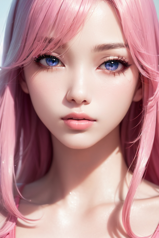 AI生成美女~AiMakeGirl-pink lady 230218