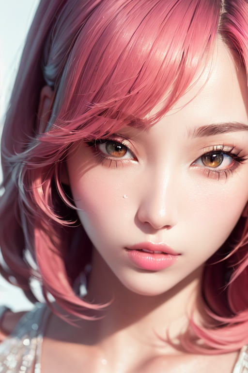 AI生成美女~AiMakeGirl-pink lady 230218