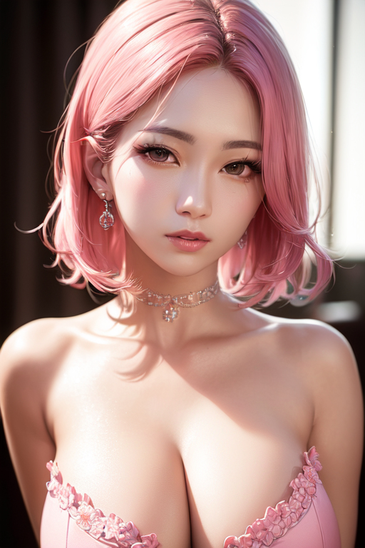 AI生成美女~AiMakeGirl-pink lady 230218