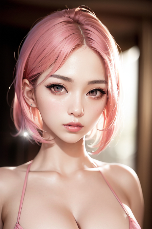 AI生成美女~AiMakeGirl-pink lady 230218