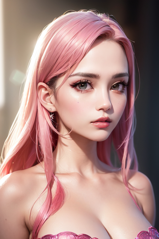 AI生成美女~AiMakeGirl-pink lady 230218