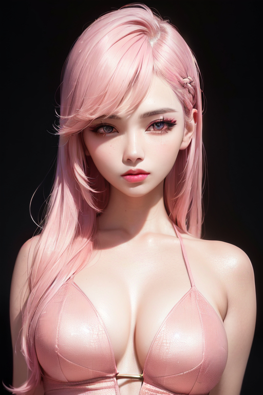 AI生成美女~AiMakeGirl-pink lady 230218