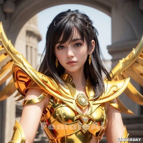 AI生成 女版 黃金聖鬥士