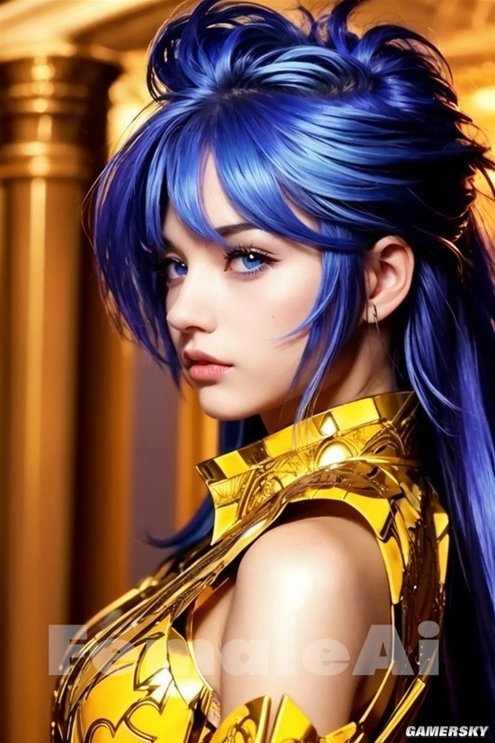 AI生成 女版 黃金聖鬥士