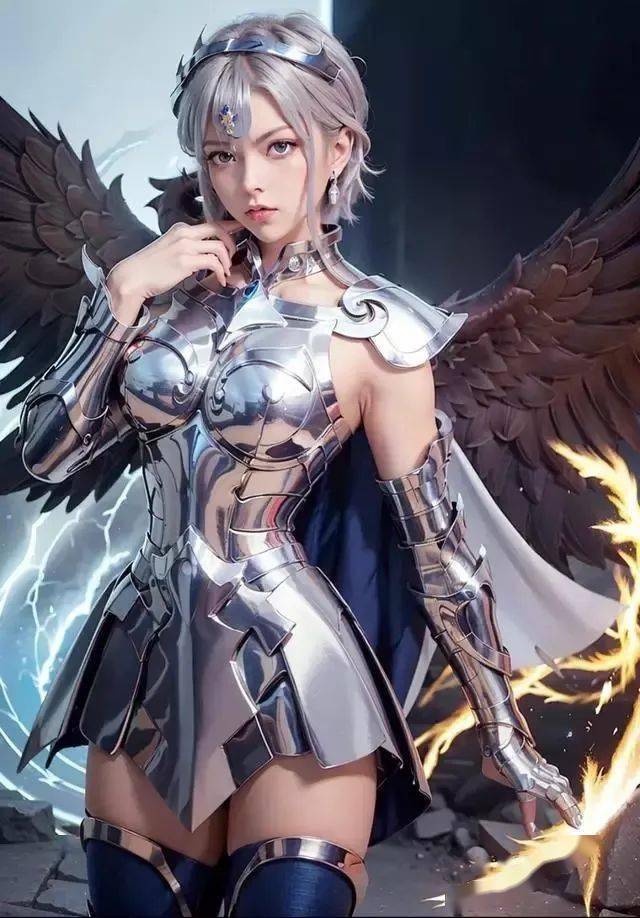 AI生成 女版 黃金聖鬥士