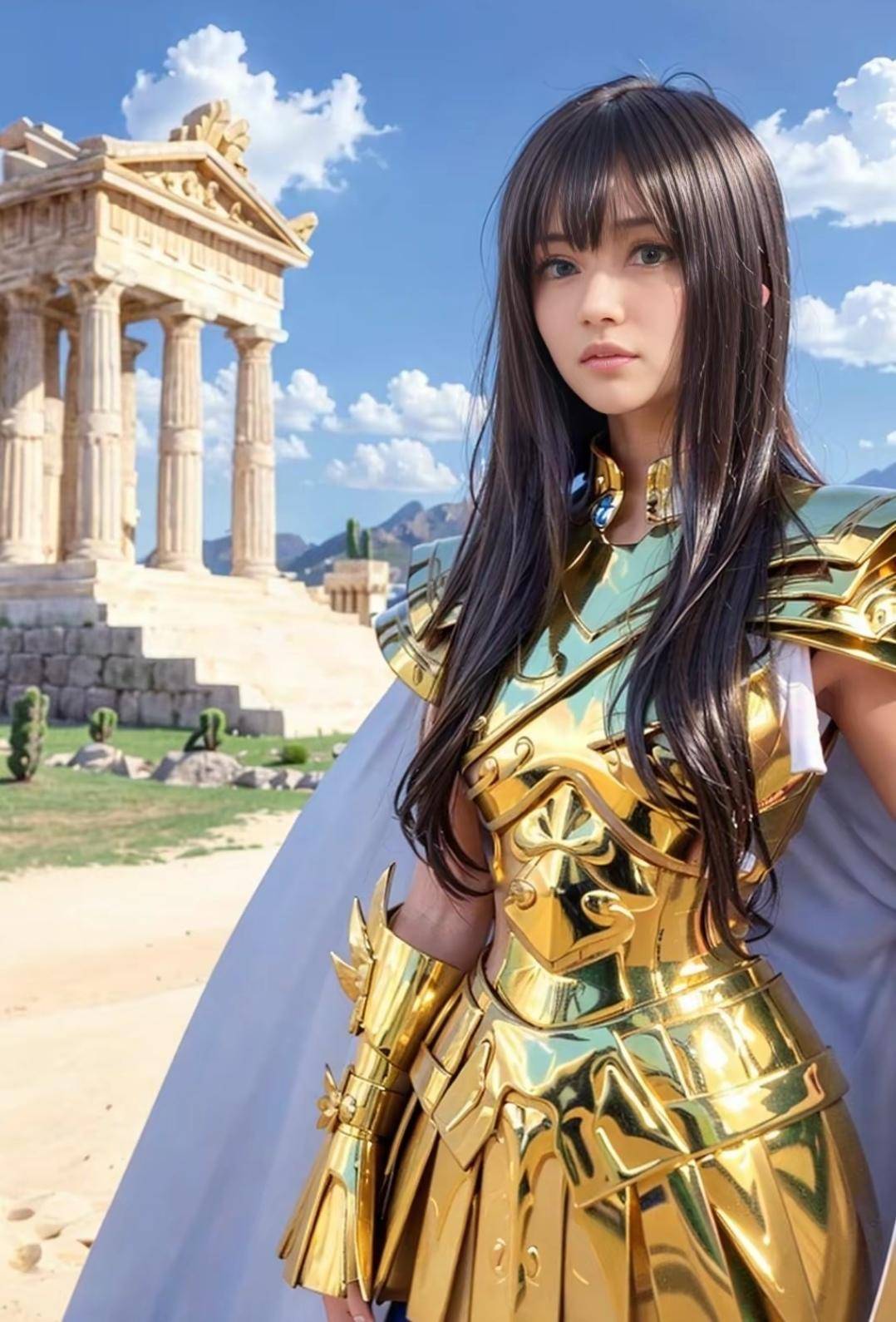AI生成 女版 黃金聖鬥士