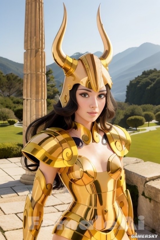 AI生成 女版 黃金聖鬥士