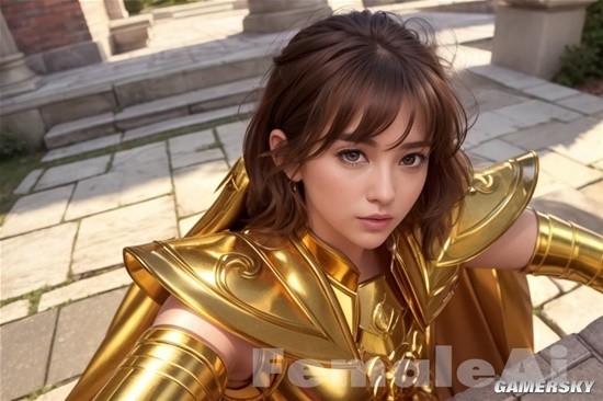 AI生成 女版 黃金聖鬥士