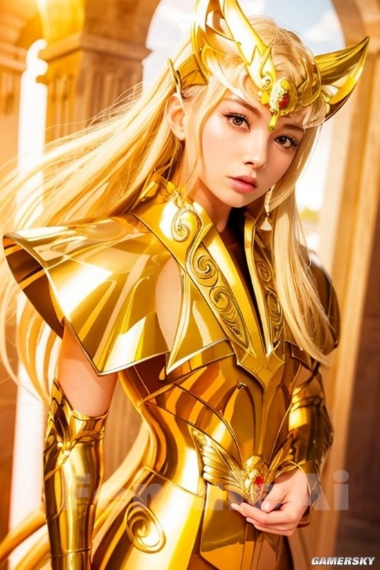 AI生成 女版 黃金聖鬥士