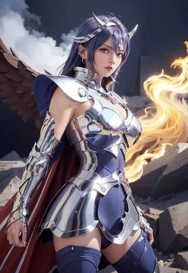 AI生成 女版 黃金聖鬥士