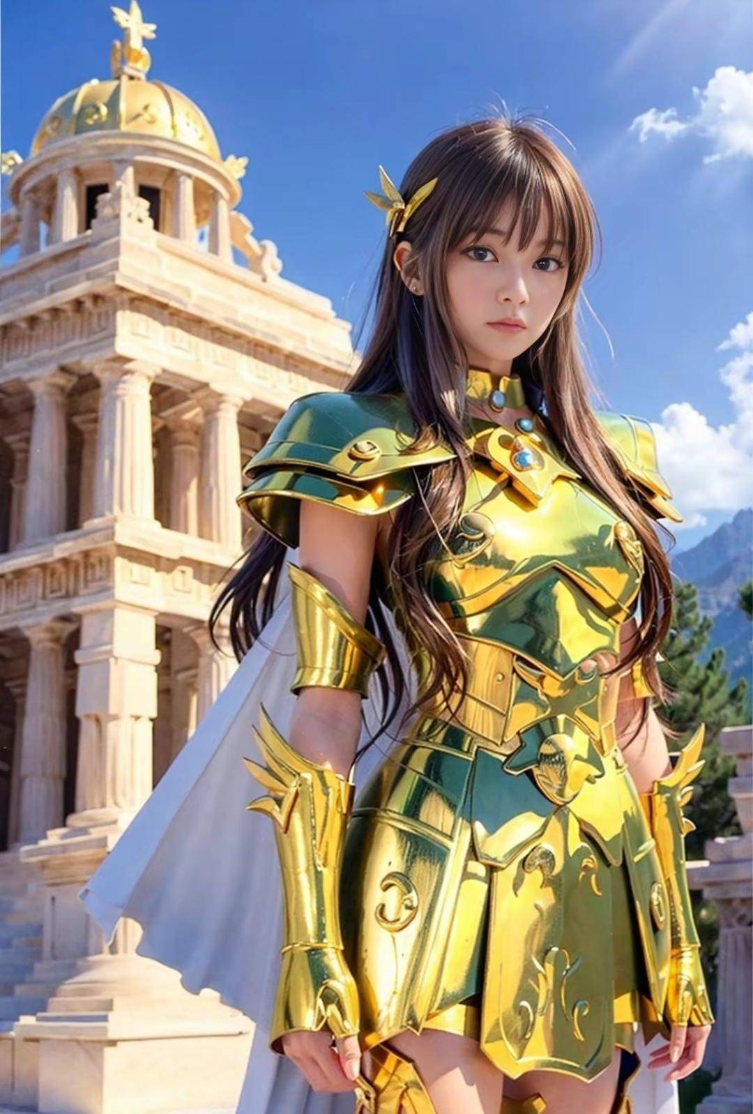 AI生成 女版 黃金聖鬥士