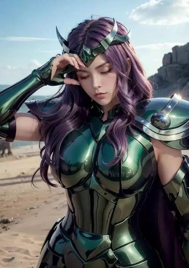 AI生成 女版 黃金聖鬥士