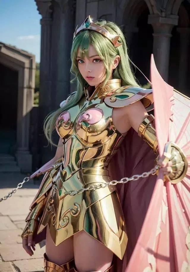 AI生成 女版 黃金聖鬥士