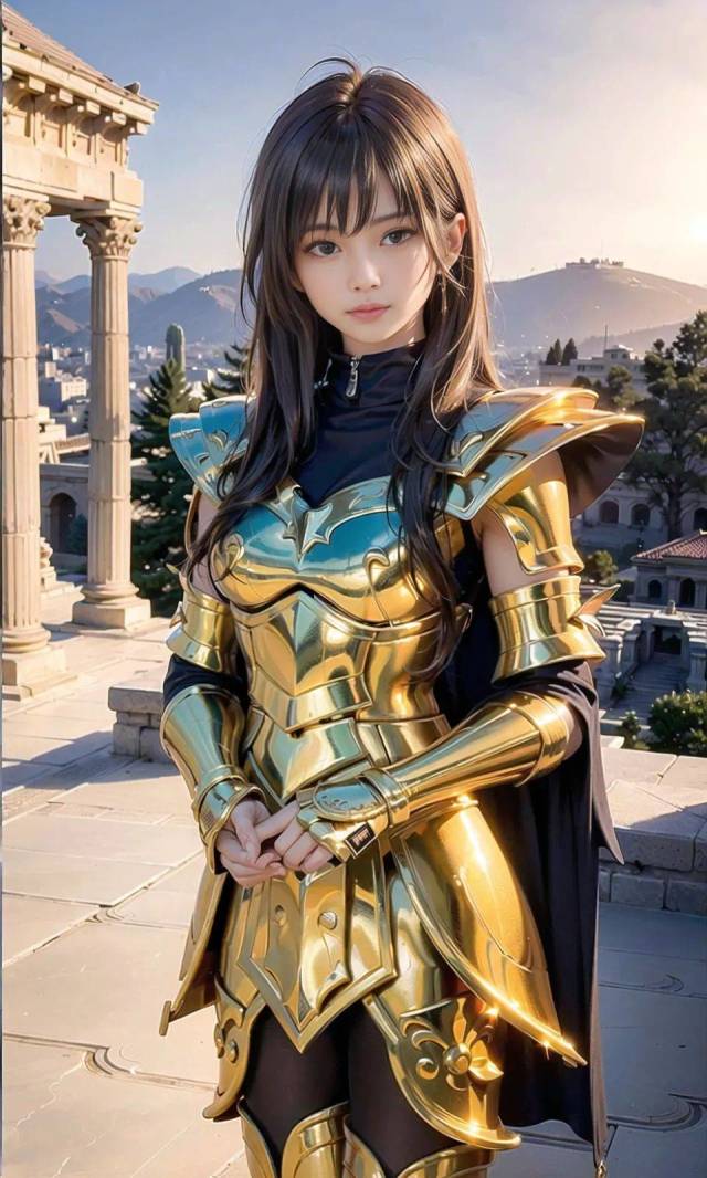 AI生成 女版 黃金聖鬥士