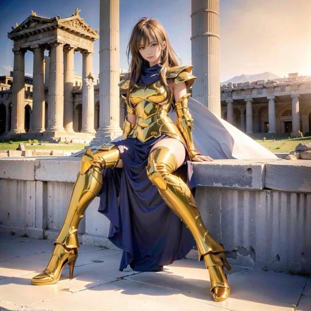 AI生成 女版 黃金聖鬥士