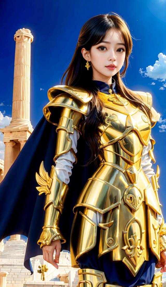 AI生成 女版 黃金聖鬥士