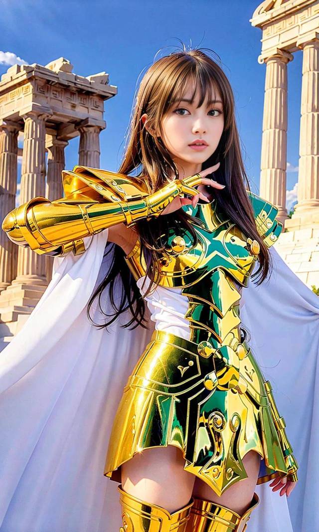 AI生成 女版 黃金聖鬥士