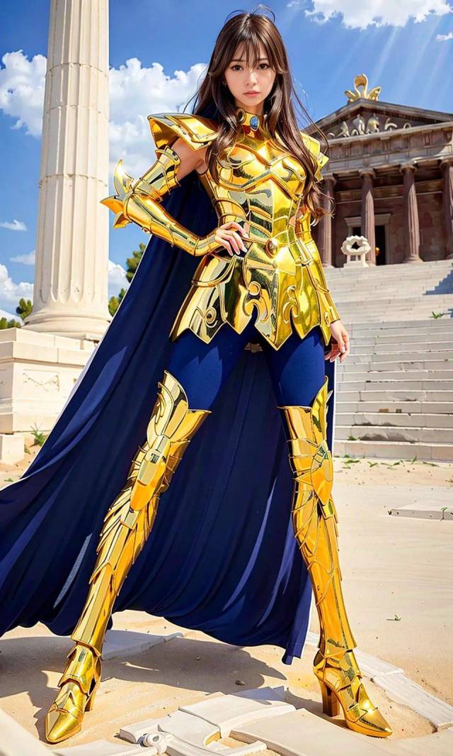 AI生成 女版 黃金聖鬥士
