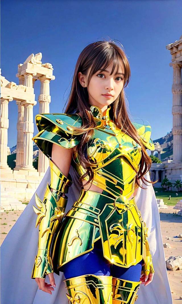 AI生成 女版 黃金聖鬥士