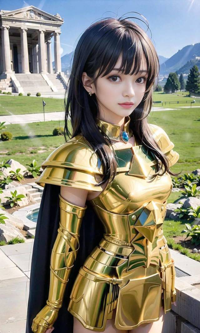 AI生成 女版 黃金聖鬥士