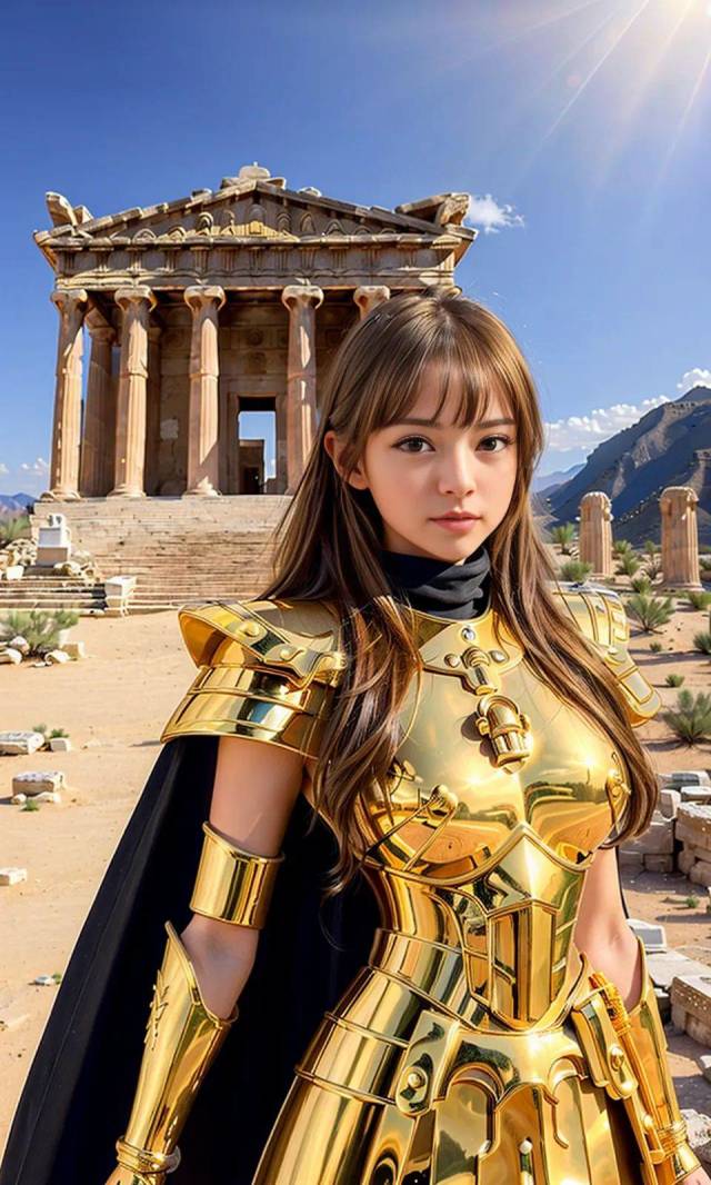 AI生成 女版 黃金聖鬥士