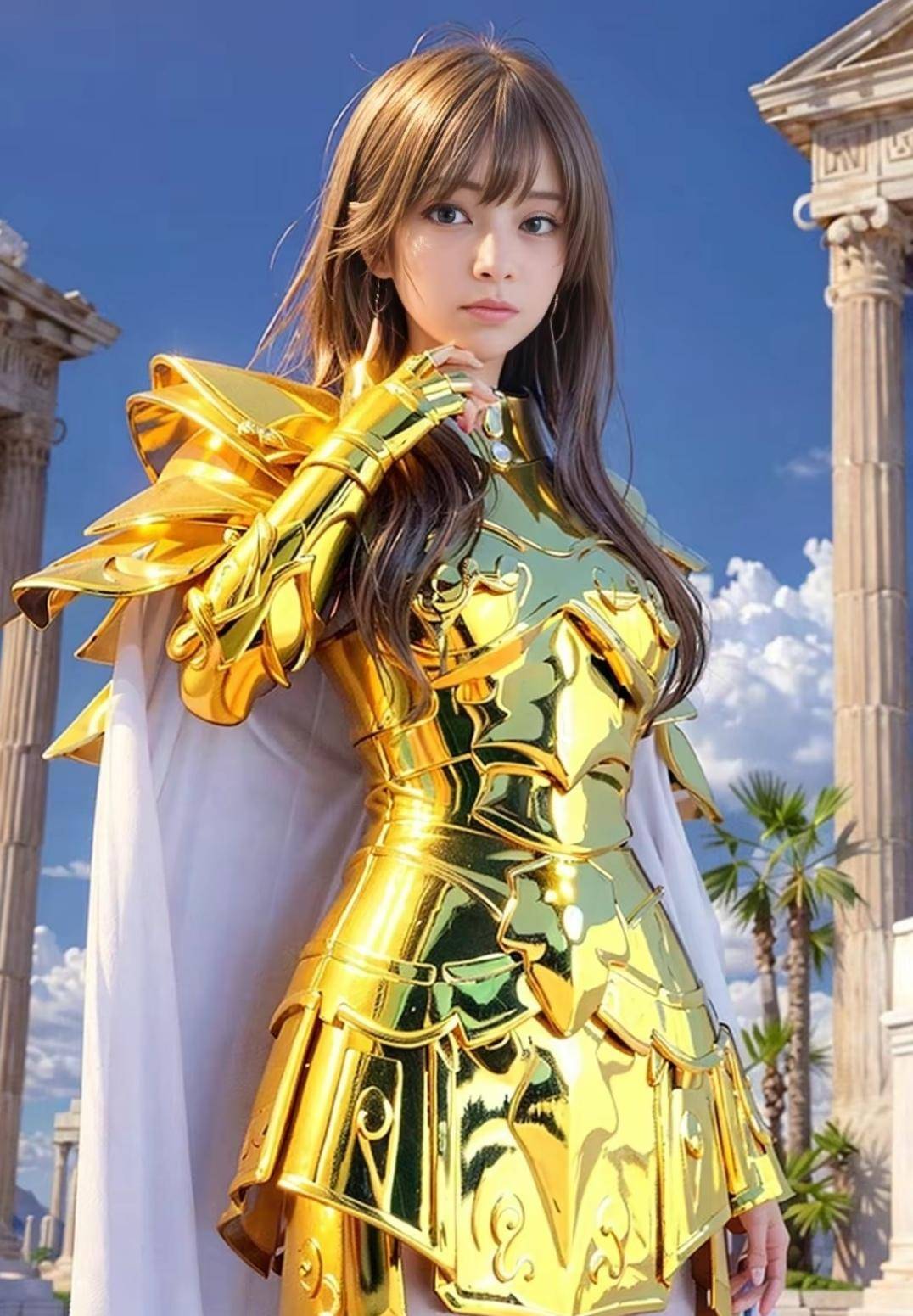 AI生成 女版 黃金聖鬥士