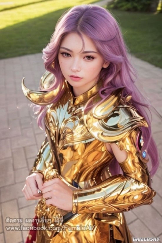 AI生成 女版 黃金聖鬥士