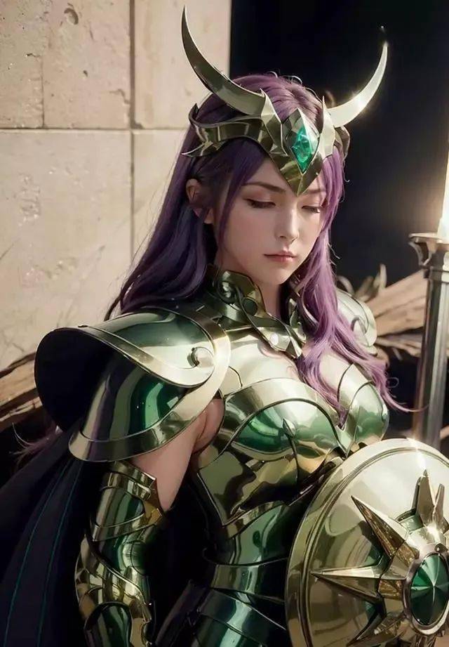 AI生成 女版 黃金聖鬥士