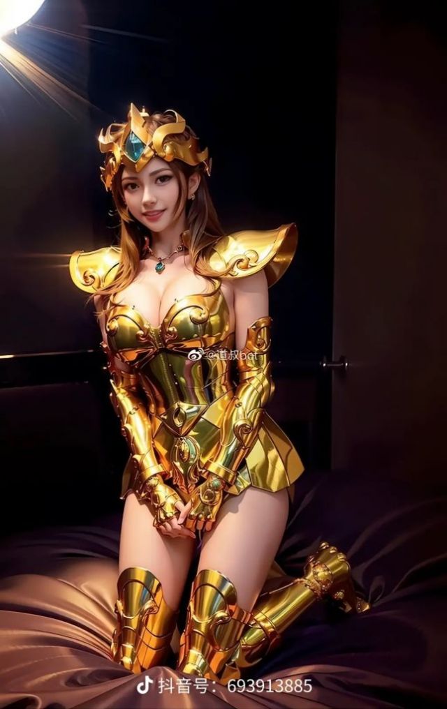 AI生成 女版 黃金聖鬥士