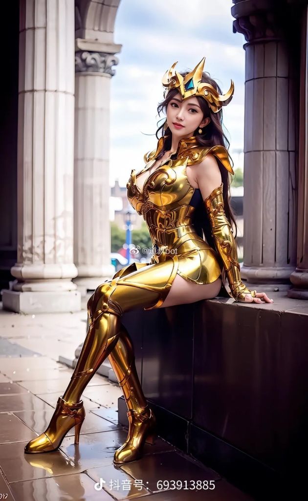 AI生成 女版 黃金聖鬥士