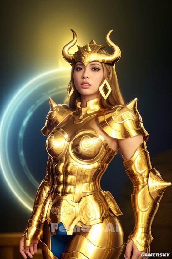 AI生成 女版 黃金聖鬥士