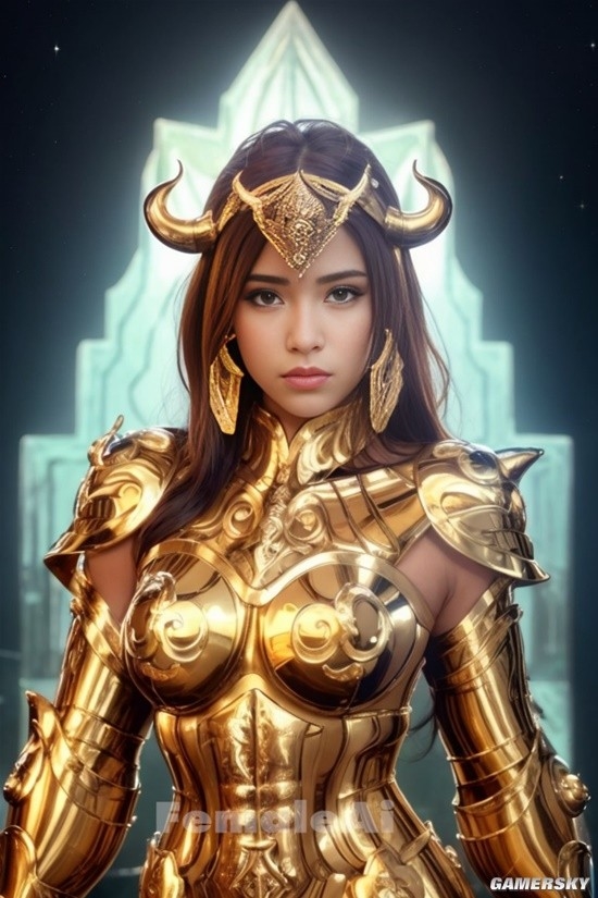 AI生成 女版 黃金聖鬥士
