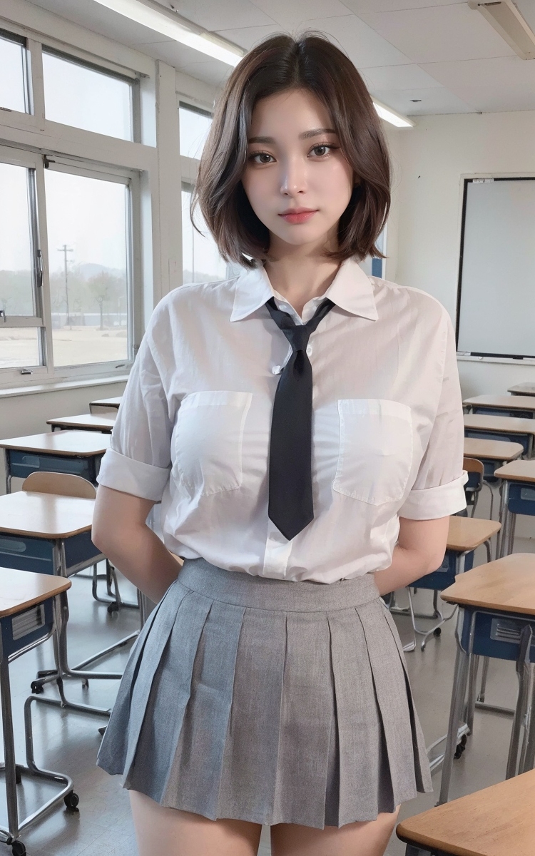 AI生成美女~Ai_DaDaDak-Ai girl school look