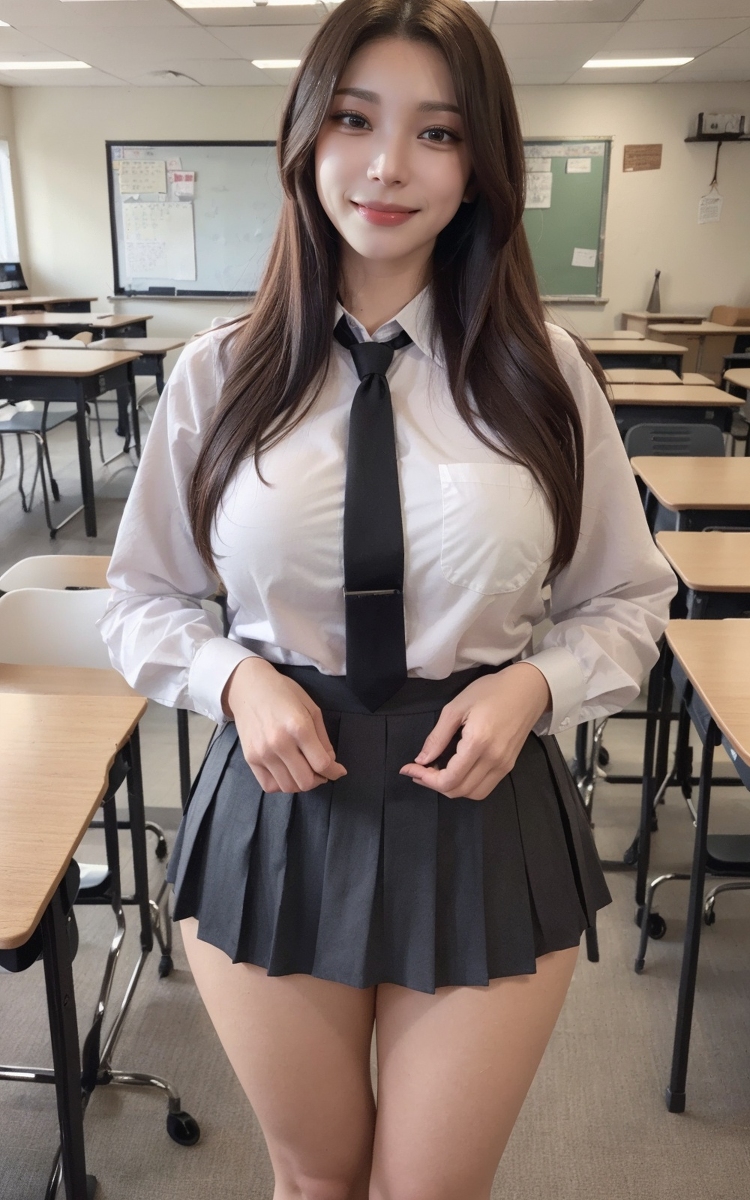 AI生成美女~Ai_DaDaDak-Ai girl school look