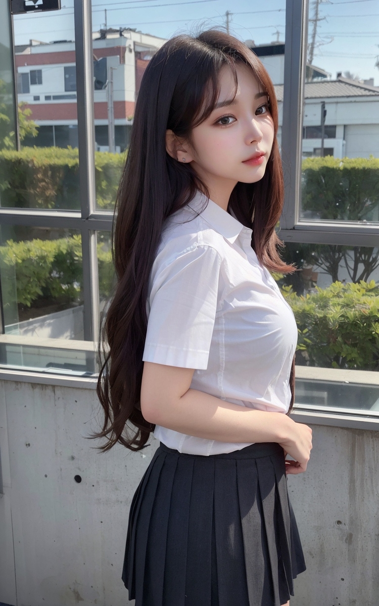 AI生成美女~Ai_DaDaDak-Ai girl school look