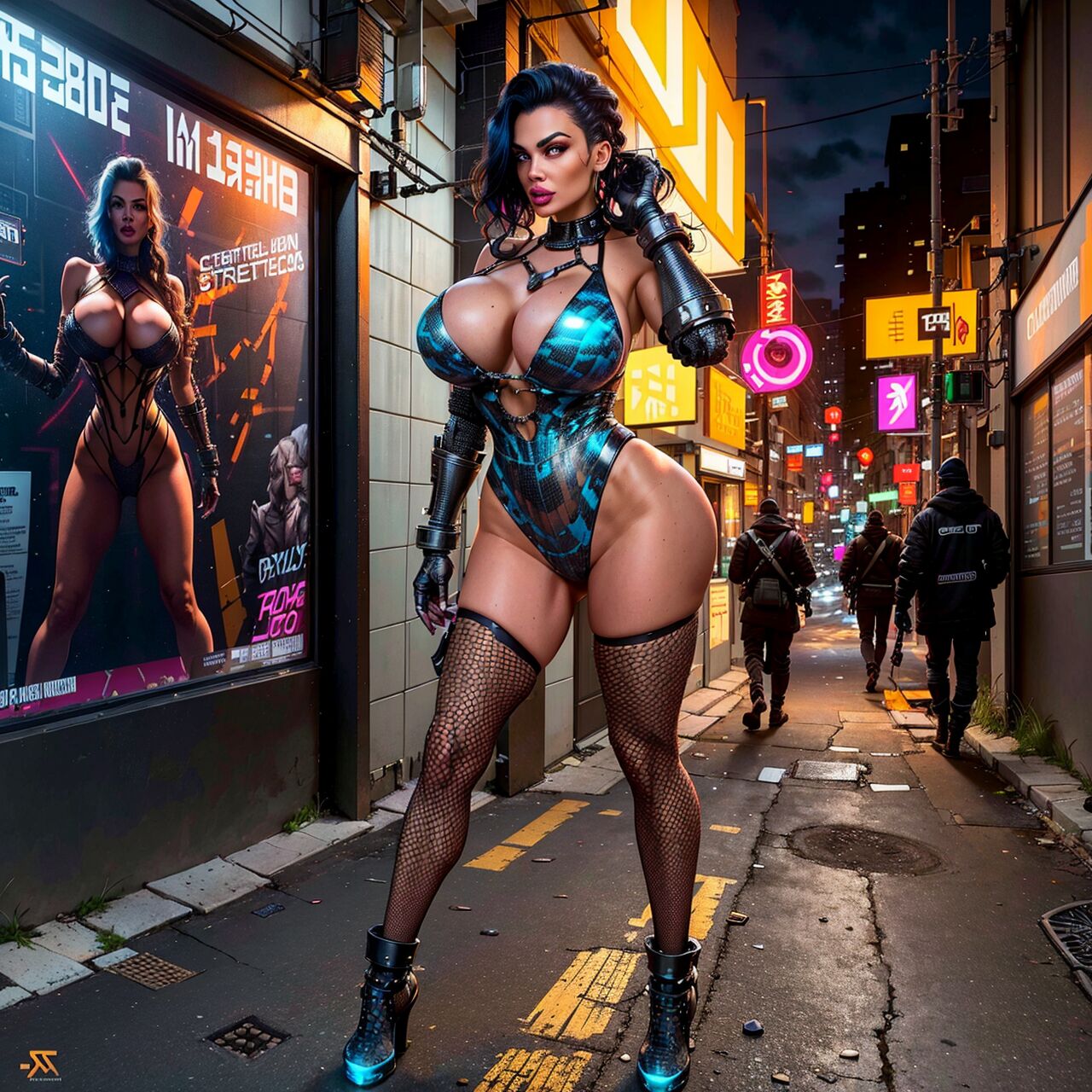 Bimbos IV by caphalorthrow (AI Generated)